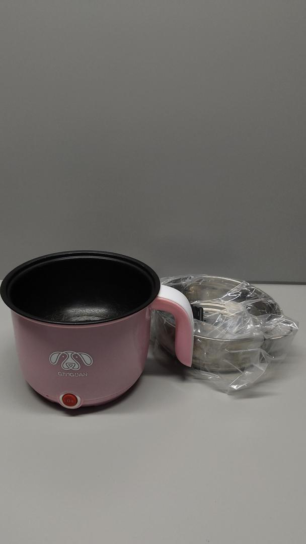 Topwit Hot Pot Electric Non-Stick Electric Pot with Steamer for Noodles,Soup,Steak,Oatmeal,Rice 1.8L Electric Pan Power Adjustment Suitable for Home&Dormitory