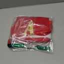 iDIY 20 Inches Monogrammed Christmas Stockings - Super Soft Plush Cuff Christmas Stockings with Initials, Large Embroidered Monogram Stockings with Letter for Xmas Holiday Fireplace Decoration-A