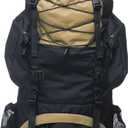 Teton 65L Scout Internal Frame Backpack for Hiking, Camping, Backpacking, Travel, Rain Cover Included, Buck Brown