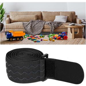 Under Couch Blocker for Kid and Pet Toys, Adjustable Toy Blocker for Under Couch, Toy Blocker Stop Things from Going Under Sofa, Bed, and Other Furniture, Easy to Install, 3" x 157 inch