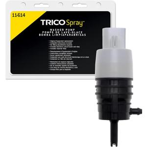 TRICO Spray Automotive Replacement Windshield Washer Pump (11-614) Fits Select BMW, Buick, Cadillac, Chevy, Dodge, GMC, Honda, Jeep, Mercedes-Benz, Ram, and Volkswagen Model Years