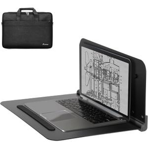 Magnetic Laptop Holder, Portable Workstation with Bag & 3 Super Strong Magnets, 50 lb Capacity Laptop Stand Attach to HVAC, Trucks, Walls, Workshops Equipment Repairs Utility Platform