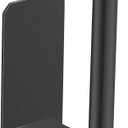 VAEHOLD Self Adhesive Toilet Paper Holder Kitchen Washroom Adhesive Toilet Roll Holder No Drilling for Bathroom Stick on Wall Stainless Steel Brushed Black