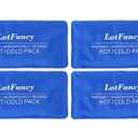 LotFancy Ice Pack for Injuries, 4Pc, Reusable Hot Cold Pack for Therapy, Cooling or Heating Gel Pad for First Aid, Back, Shoulder, Neck, Head, Feet Pain Relief, 10.5 x 5 Inches