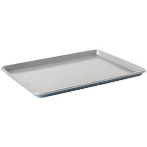 Nordic Ware Brilliant Colorful Bakeware 18 x 13 Half Sheet Pan, Nonstick made without PFAS or PTFE for safe cooking; Reinforced steel rim prevents warping