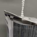 Zebra Blinds for Windows, Free-Stop Zebra Shades, Dual Layer Light Filtering Sheer Blinds for Indoor Windows, Roller Window Shades for Privacy (29" W X 72" H, Grey)