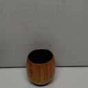 SALUNA Wooden Whiskey Glass Set  Charred Wooden Bourbon Drinking Glass, Whisky Glasses Bourbon Gifts for Men, Dad or Brother on Birthday Christmas Anniversary Retirement 10 OZ