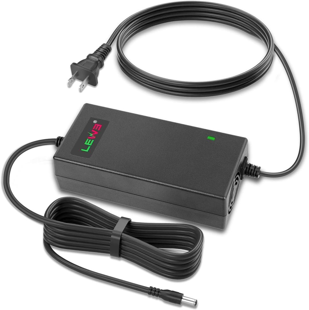 TREE.NB 54.6V 2A Charger for 48V-54.6V Lithium Battery Charger, with 5.5x2.1mm Jack Round Connector, for GOTRAX GXL V2, G2, G3, G4, Apex, Glider, XR Elite, XR Ultra