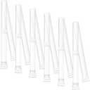 Clear Bra Straps, Invisible Non-Slip Adjustable Bra Straps for Strapless Bra, Ballet Dance (3-pairs 10mm Width Clear Bra Straps)