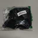 GORGLITTER Women's Sheer Bell Long Sleeve Crop Tops Y2K Fall Mesh Tie Front Gothic Concert Going Out Tops Trendy Dressy (Medium, Print Black)