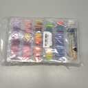 Embroidery Floss Thread Kit 100 Cotton Floss Bobbins and Cross Stitch Kit Bracelets Floss Crafts Floss (96 Color)