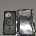 Jaroco Magnetic for iPhone 15 Pro Max Case, [Compatible with MagSafe][Military Grade Drop Protection][Heavy Duty Protection][Non-Slip][Shockproof] 2-Layer Durable Bumper Phone Case 6.7''-Black