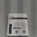 Amber Sleep Light Bulbs with Remote Control, 800LM 9W (60W Equivalent),Circadian Rhythm Light Bulb,Dim,1800K-6500K,E26,2.4G,Warm and Reading Light Bulb for Home Decor,2Bulb&1Remote