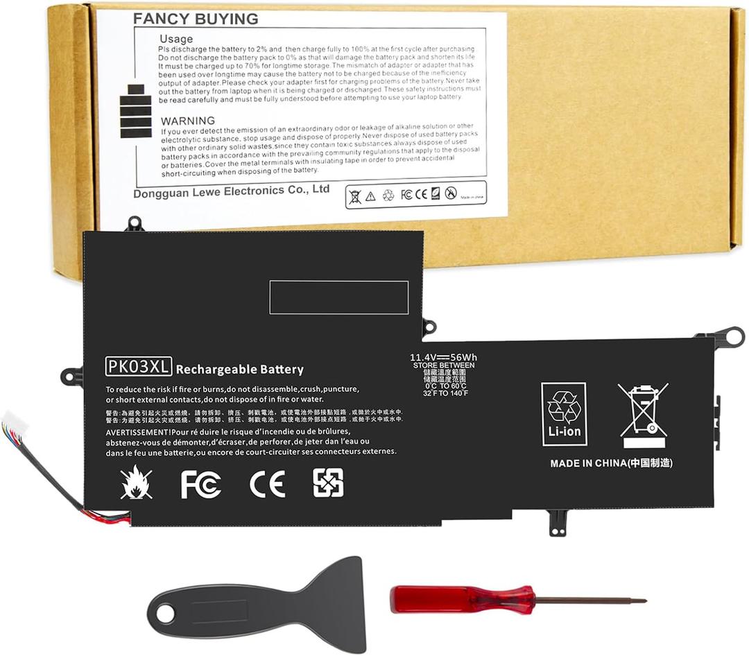 Fancy Buying PK03XL Laptop Battery Replacement for HP Spectre Pro X360 G1 G2 Spectre 13-4000 13-4100 13-4200 13-4000nf 13-4006tu 13-4103dx 13-4003dx Laptop 789116-005 788237-2C1 HSTNN-DB6S TPN-Q157