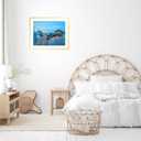 JCJMY 22x28 Picture Frame with 18x24 Mat, Display Photo 18x24 with Mat or 22 x 28 Without Mat, Wall Hanging Large 22 by 28 Poster Frame with Plexiglass, Gold