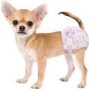 Dono Disposable Dog Diapers Female, Super Absorbent Doggie Diaper, Rapid-Dry Gel Technology Puppy Diapers, Leak-Proof Fit for Cat Doggy in Heat, Excitable Urination, Incontinence, Training, XX-Small