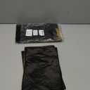 Newwiee 6 Pcs 84 Inch Polka Dot Round Disposable Tablecloths Plastic Table Cover Plastic Tablecloth with Runner Printed for Wedding Valentine's Day Graduation Spring Birthday Party (Black,Gold)