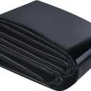 UWIOFF Pond Liner 20 x 25ft 20 mil Pond Liners for Outdoor Ponds, UV Resistant Pond HDPE Liner for Fish Ponds, Pool, Water Features, Fountains, Waterfall and Water Gardens, Black