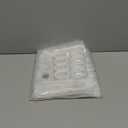 WELTRXE EVA 8G Shower Curtain Liner, 72x72 Inch 3D Clear Bubble Heavy Duty Waterproof Shower Curtain Liner with Magnets Thick Plastic Shower Curtains Weighted Bathroom Shower Liner, 12 Hooks