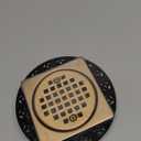 Yaseingo Removable Square Shower Floor Drain Compatible with Schluter Kerdi Drain Flange, 4 Inch Drain Grate Kit SS304 Stainless Steel and ABS Material - CUPC Certification, Champagne Bronze