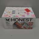 The Honest Company Comfort Dry Disposable Daytime Diapers for Sensitive Skin, Hypoallergenic, Rose Blossom + Tutu Cute, Club Box Size 1 (814 lbs), 78 Count