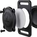 SKER - 2 Pack IP68 Waterproof The Safest Dog Collar Holder Compatible with Apple AirTag, Dustproof, Durable, Fits Up to 1.5" Collars | Will Not Damage Your Collar | Perfect Way to GPS Track Your Dog