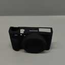 1Pc Camera Case Digital Camera Soft Silicone Protective with Removable Lens Cap Compatible with Canon Powershot G7X III Black