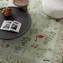 Machine Washable Kitchen Runner Rug: 2'x6' Hallway Rug Non Slip Low Pile Stain Resistant Soft Carpet Runners for Entryway Hallways Kitchen Laundry Room Beside Bedroom Farmhouse