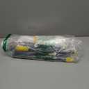 KLEEN HANDLER 61" Metal Extendable Mop/Broom Handle with Threaded Plastic Screw, 4 Section Pole, Compatible with Most Mops and Broom Heads, Black/Yellow