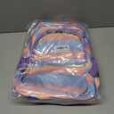 Cute Girls Backpacks with Lunch Box for Kids Candy Gradient Glitter Kawaii School Book Bag for Age 4-6 6-8 8-10 for Primary Kindergarten Elementary Pre School Aesthetic Lightweight Mochila Para Nias (Bubbles)