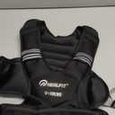 NEALFIT Weighted Vest for Women and Men, 5-10lb/ 11-20lb/ 18-30lb Adjustable Weighted Vest with Reflective Strip, Body Weight Vest for Walking, Running, Fitness, Strength Training (Black, 5-10 lbs)