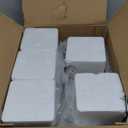 Unicozin Modern Bathroom Light Fixtures, 5 Light Vanity Lights Over Mirror, Brushed Nickel Wall Lamp with Clear Glass for Living Room Cabinet Bedroom Porch