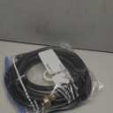 16FT Dehumidifier Drain Hose with 3/4 Inch FHT Connector, featuring Rust-Resistant Brass Fittings for Leak-Proof Connection, Perfectly Compatible with Most Dehumidifier Brands7 Length Options (Black)