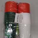 24 Pack Christmas Party Cups - 16oz Red, Green & White Stadium Cups with 24 Paper Straws, Festive Designs for Holiday Celebrations