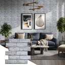 3D Peel and Stick Brick Wall Panels 10 Pack – 11.8"x11.8" Faux Brick Tiles Thin PVC, Paintable, Waterproof Small Brick Design for Kitchen Backsplash, Accent Walls, Fireplace, RV