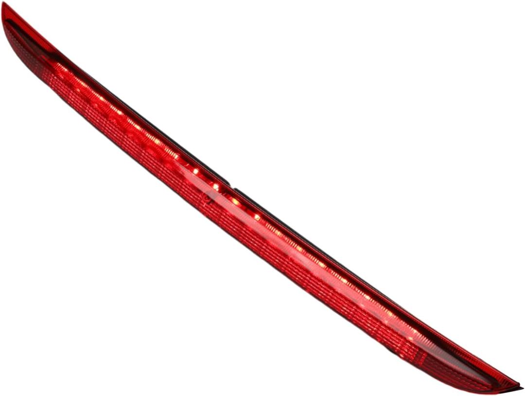 LED Third Brake Light Compatible for VW Touareg 2003-2010, Waterproof Plastic Red Housing 3rd High Mounted Stop Lamp Rear Center High Level Brake Light | Waterproof Plastic, 3rd High Mounted Stop Lamp, Rear Center High Level Brake Light