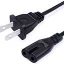8ft AC Power Cord for TCL Roku TV 5 Series 6 Series 65 inch 4k QLED 55 inch 75 inch 4k 50 inch 43 inch TV Replacement AC Cable Power Cord