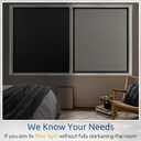 rabbitgoo Privacy Window Film, Static Cling Privacy Film for Glass Windows, Removable Grey Frosted Sun Light Blocking Coverings House Tint for Home Bathroom Garage, Taupe, 35.4 x 78.7 Inches