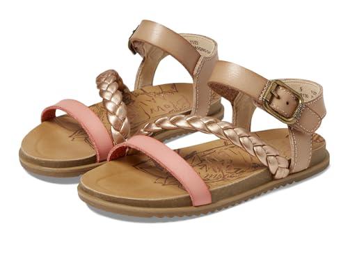 Blowfish Malibu Girls Mylo-T (Toddler/Little Kids) Flat Sandal, Rosegold/Cashew/Pink, 9
