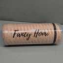 Fancy Homi 4 Packs Peach Decorative Throw Pillow Covers 22x22 Inch for Living Room Couch Bed, Rustic Modern Farmhouse Boho Home Decor, Soft Plush Corduroy Cute Square Accent Cushion Case 55x55 cm