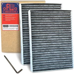 OIFILLIO HEPA Cabin Air Filter for BMW X5 X7 X6 (2019-2025), 530i 540i 530e M5 M550i (2017-2023), 740i 750i (2016-2022), Replaces OE 64119366401 64115a1bdb6 (2PCS)