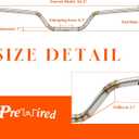 1" Drag Bar 5 Inch Rise Club Style Handlebar for Harley 2023-later CVO Road Glide FLTRXSE, 2024-later Road Glide Custom FLTRX and 2024-later ABS Enabled Road Glide Models