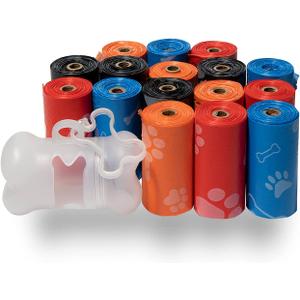 Best Pet Supplies Poop Bags for Dogs - Assorted Colors, 240 Count