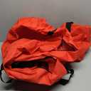 ZOBER 600D Oxford Fabric Rolling Christmas Tree Storage Bag - Fits 7.5 Ft Artificial Trees - Waterproof Christmas Tree Bag For Storage Box For Xmas, Durable Handles and Wheels - Card Slot - Red