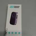 COMSOON Bluetooth Receiver for Car, Noise Cancelling 3.5mm AUX Bluetooth Car Adapter, Wireless Audio Receiver for Home Stereo/Wired Headphones, Hands-Free Call, 16H Battery Life - Black+Silver