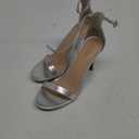 DREAM PAIRS Women's High Heels Flower Ankle Strap Stilettos Round Open Toe Dressy Sexy Sandals US 8.5