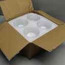 8 Pack 6oz Glass Dessert Cups - 200ml Small Glass Bowls Set of 8 for Pudding, Sundae, Parfait & Snacks | Elegant Crystal Clear Ice Cream Cups for Parties, Weddings & Daily Treats