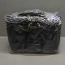 Lekebobor Rolling Laptop Bag With a Compact Combination LockRolling Laptop Briefcase on Wheels for Women/Men Fits Up to 15.6 Inch computer Bags Water Resistant for Work Travel and Business, Black (Medium)