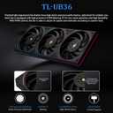 Thermalright Wonder Vision 360 UB ARGB Black CPU Water Cooler, 6.67-inch Magnetic Curved Screen with 2400x1080 Resolution, AMOLED Display Screen, Liquid Cooler for AM4/AM5, Intel LGA1700/1851