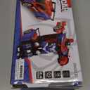 Remote Control Car, One-Button Transform Toys Car, 2.4GHz RC Cars 1:18 Scale, 360 Degree Rotation Police Car Toy Transforming into Robot Toy for Boys Girl Kids 4-7 8-12 6-8, Birthday (Red)